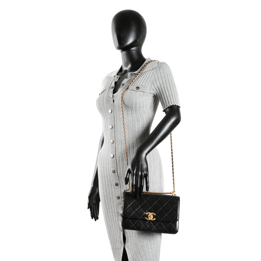 CHANEL Small Perfect Fit Flap Bag - Shiny Black