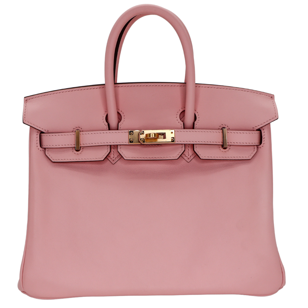 Hermès 25cm Birkin HSS Rose Sakura Swift Leather Rose Gold Hardware