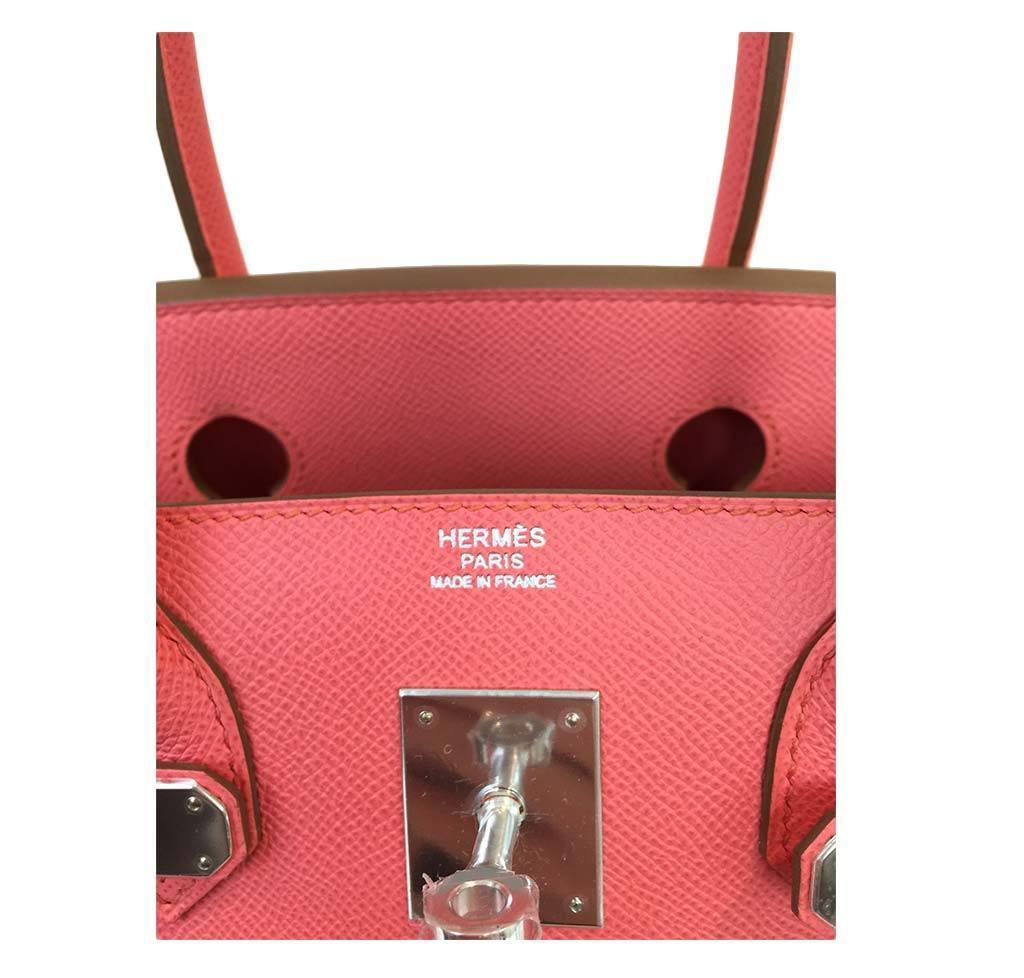 Hermès Birkin 30 Bag Pink Flamingo PHW