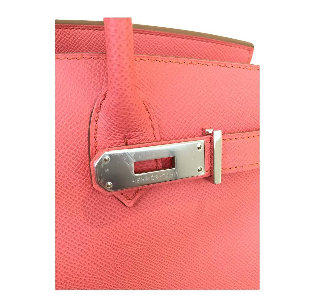 Hermès Birkin 30 Bag Pink Flamingo PHW