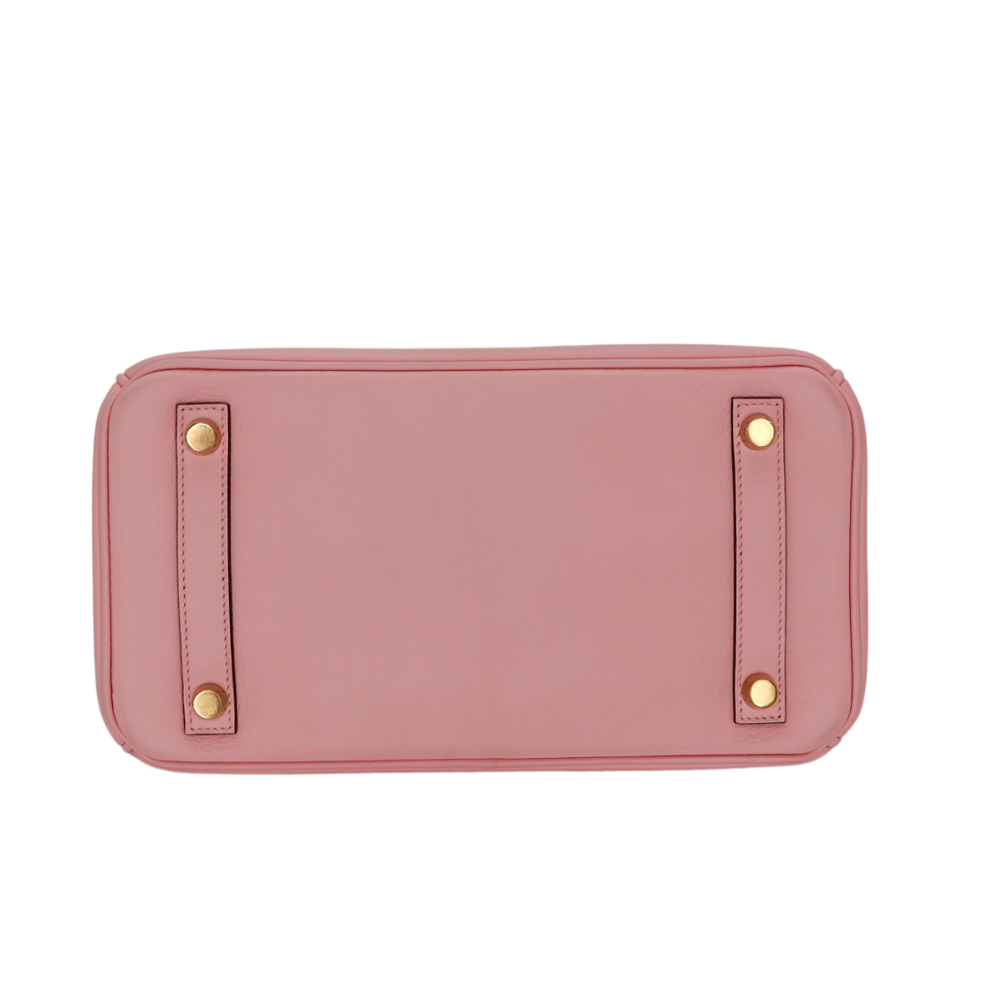 Hermès 25cm Birkin Rose Sakura Swift Leather Gold Hardware