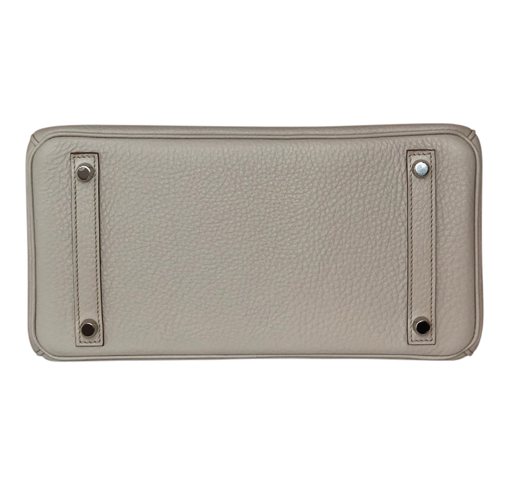 Hermès Birkin 30 Gris Perle Togo PHW