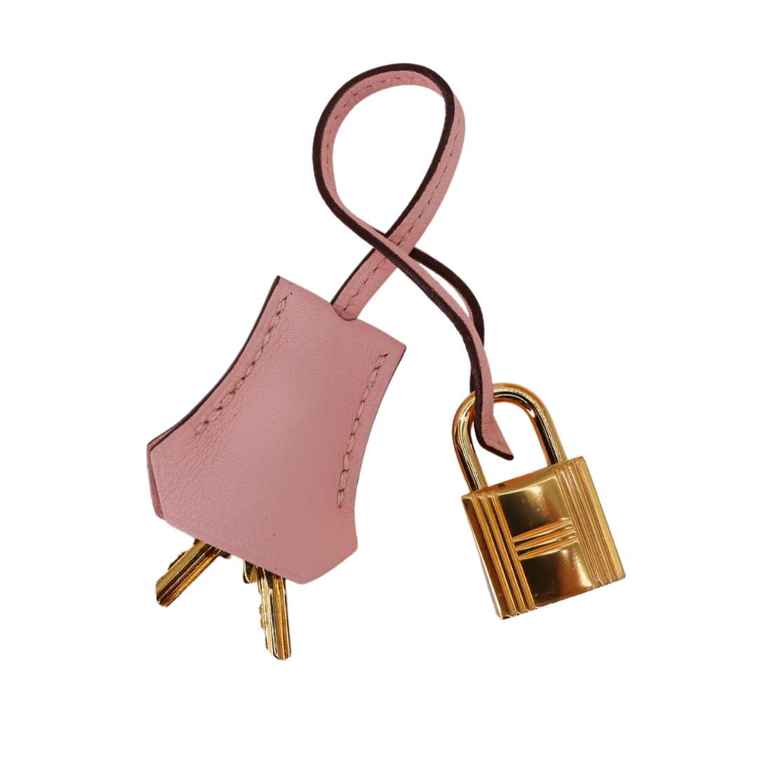 Hermès 25cm Birkin Rose Sakura Swift Leather Gold Hardware