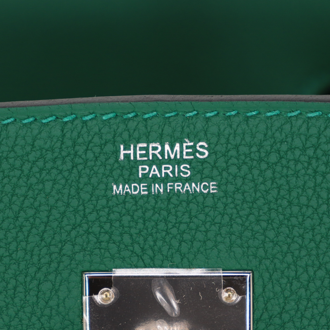 Hermès 30cm Birkin Vert Moyen Togo Leather Palladium Hardware
