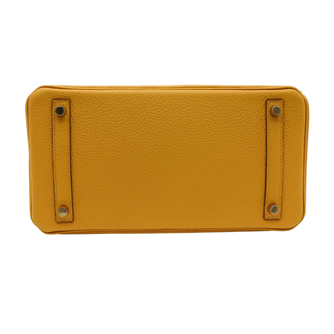 Hermès 30cm Birkin Ambre Togo Leather Gold Hardware