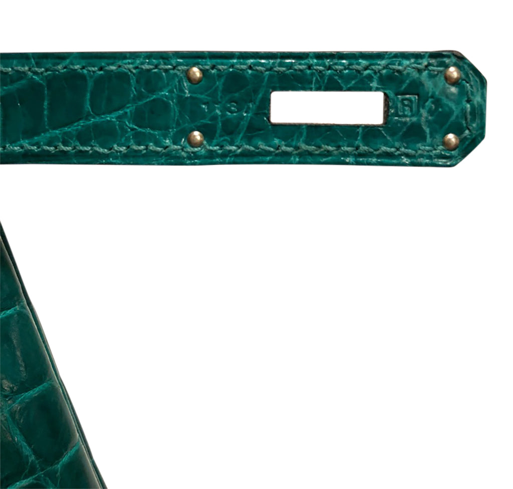 Hermès Birkin 30 Bag Emeraude Niloticus Crocodile PHW