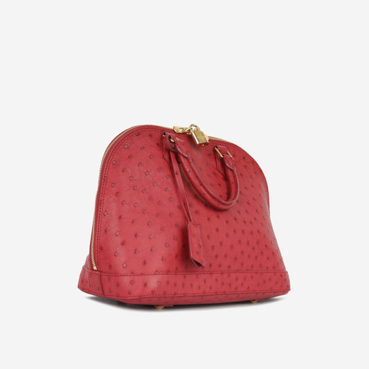 Louis Vuitton Alma PM - Raspberry Ostrich