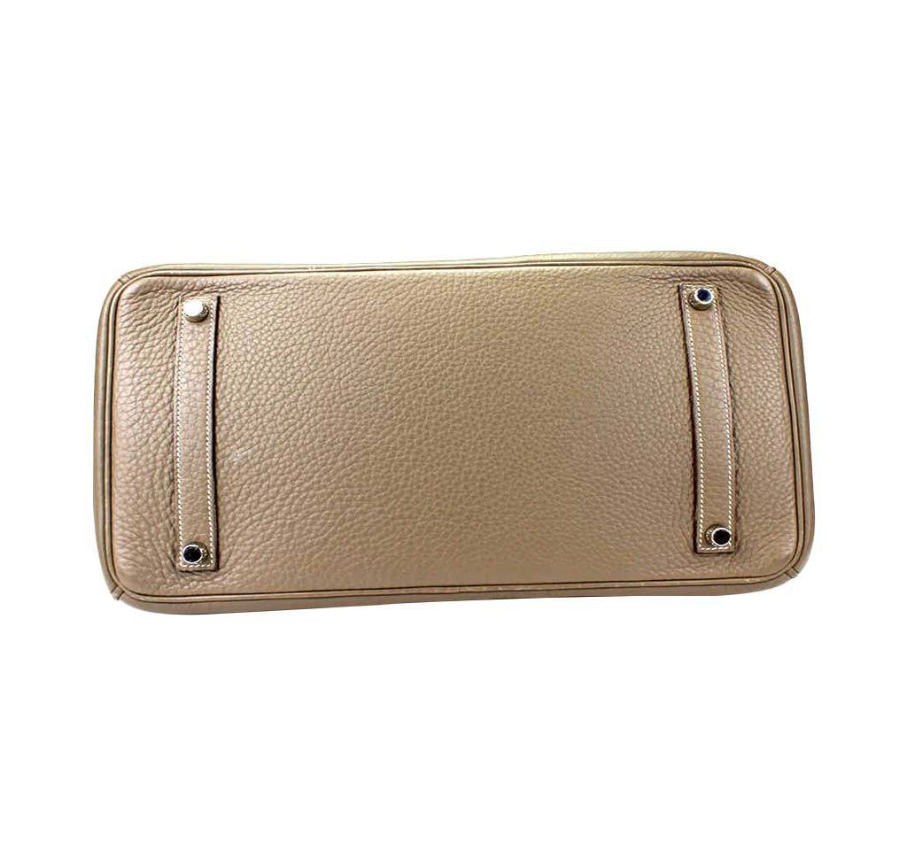 Hermès Birkin 35 Etoupe Taupe Bag PHW