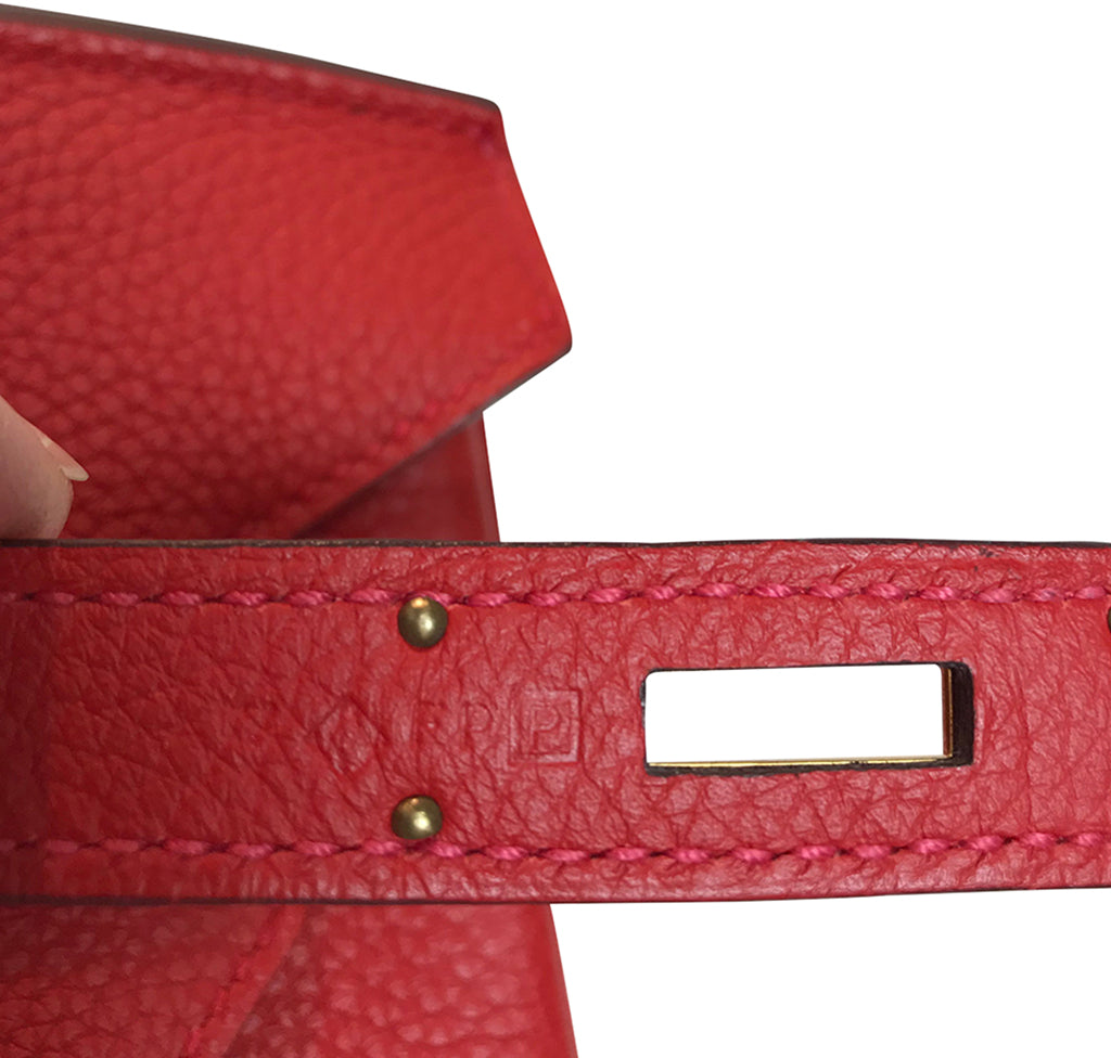 Hermès Birkin 40 Geranium Togo Bag