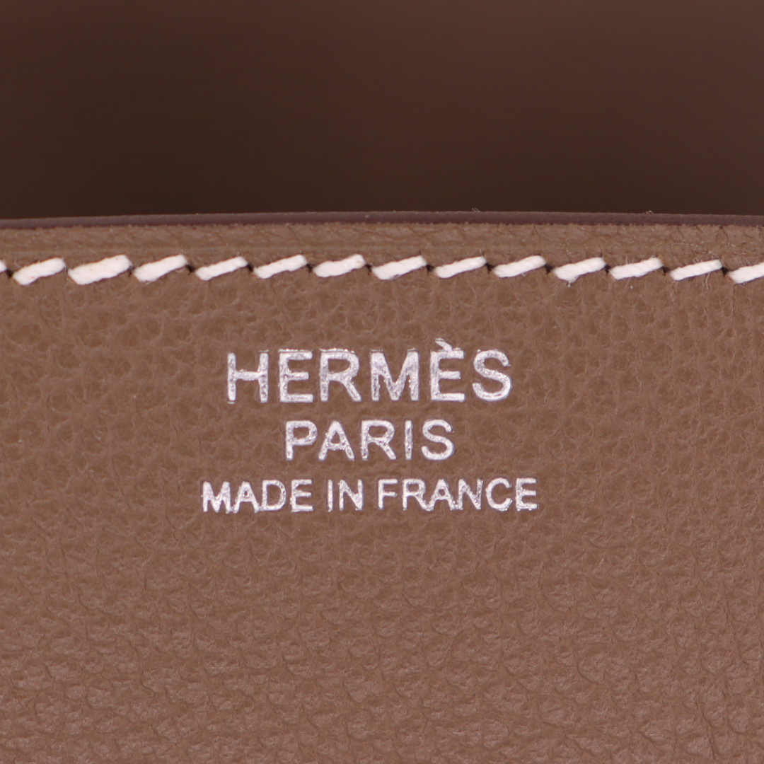 Hermès 29cm Shoulder Light Birkin Etoupe Palladium Hardware