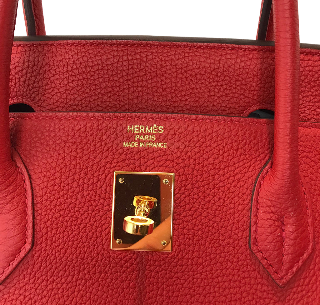 Hermès Birkin 40 Geranium Togo Bag