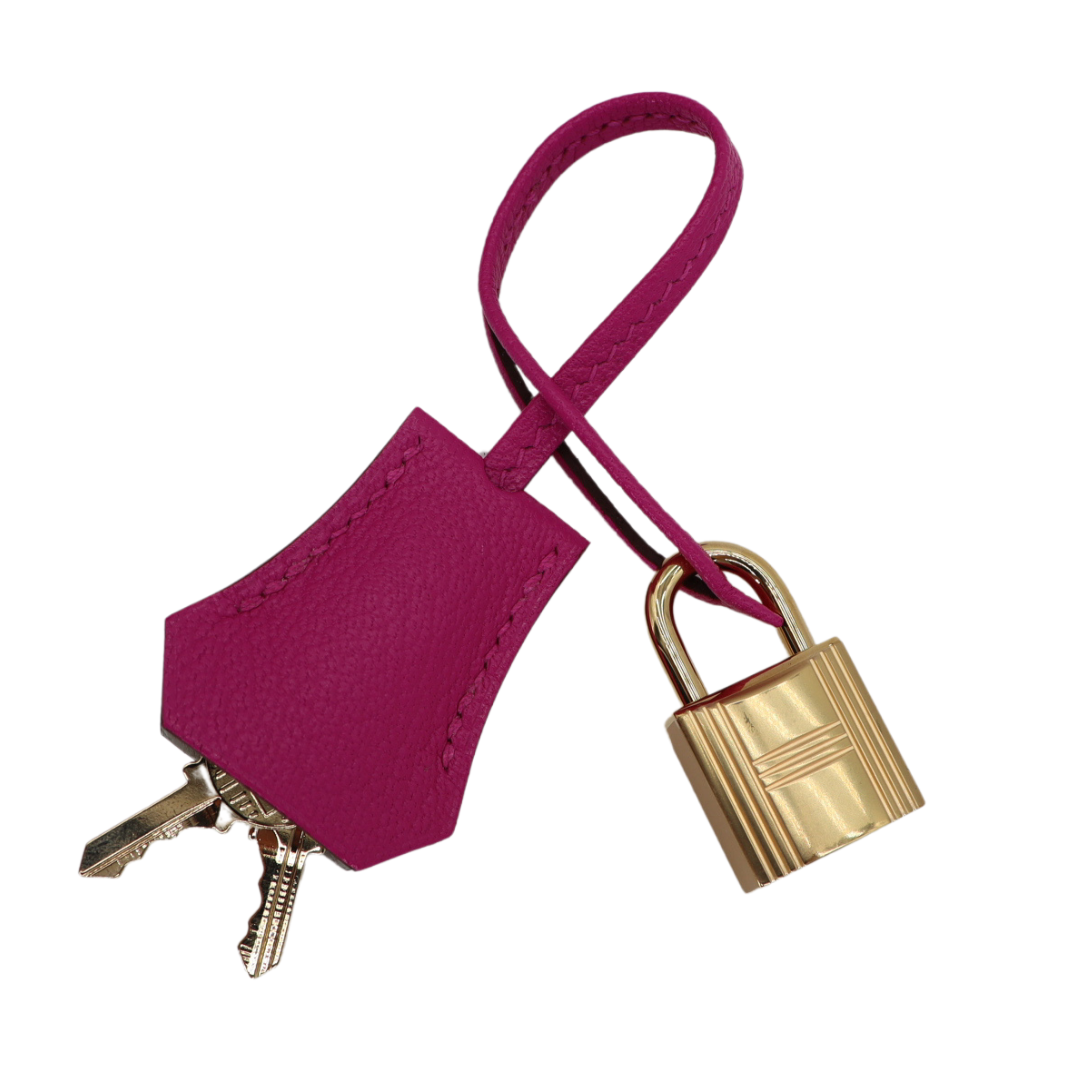 Hermès 25cm Birkin HSS Rose Magnolia/Gris Perle Chèvre Leather Gold Hardware