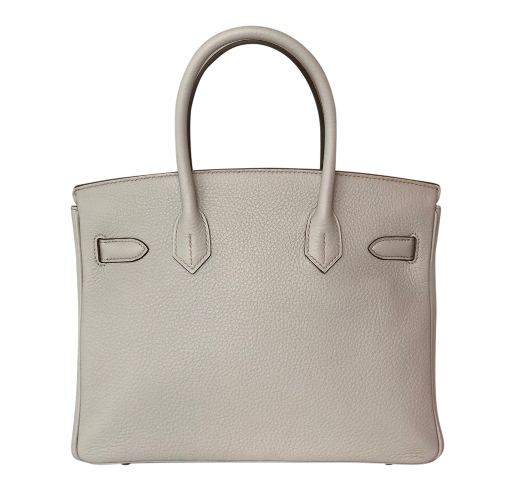 Hermès Birkin 30 Gris Perle Togo PHW