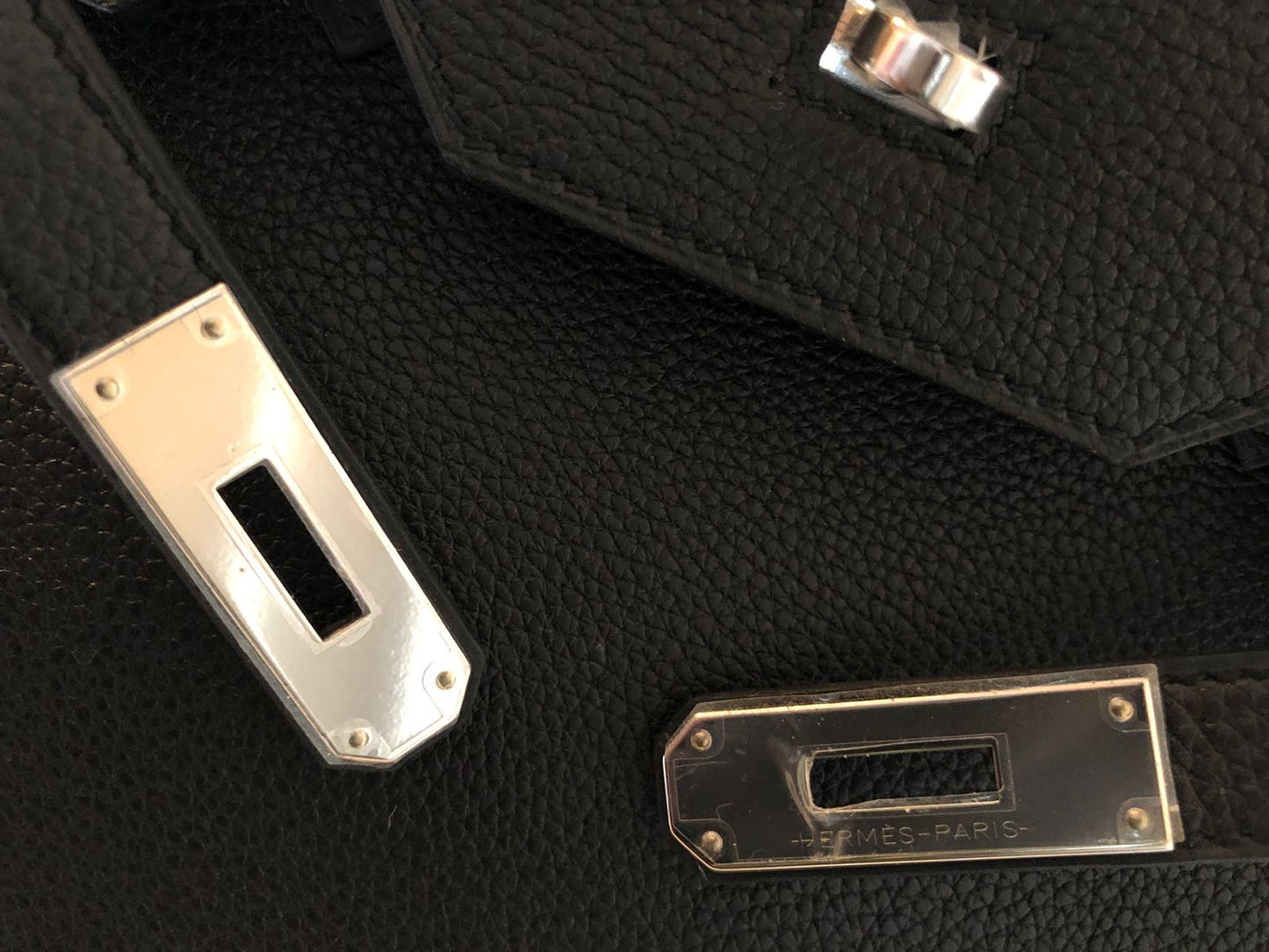 Hermès | Black Togo Birkin with Silver Hardware | 30