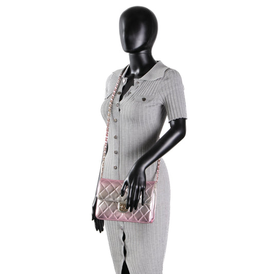 CHANEL Like A Wallet Flap - Metallic Pink