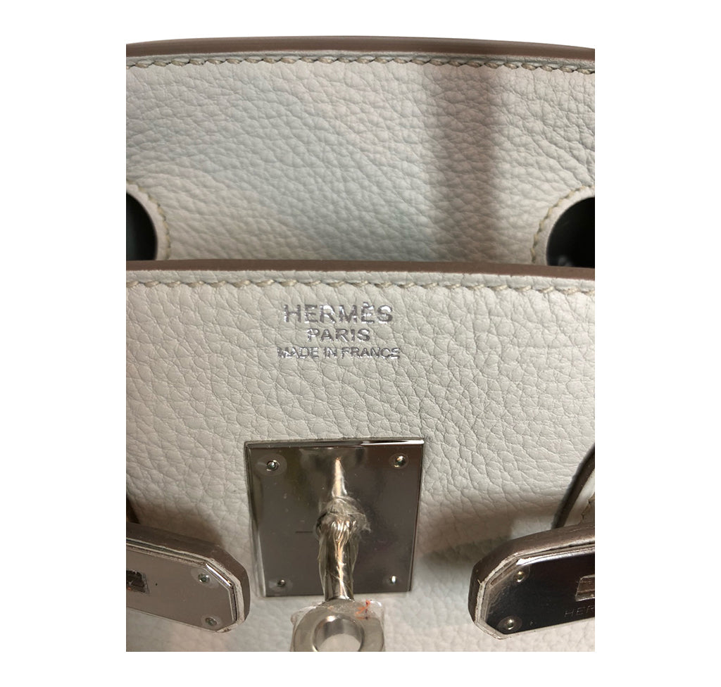 Hermès Birkin 30 Gris Perle Togo PHW