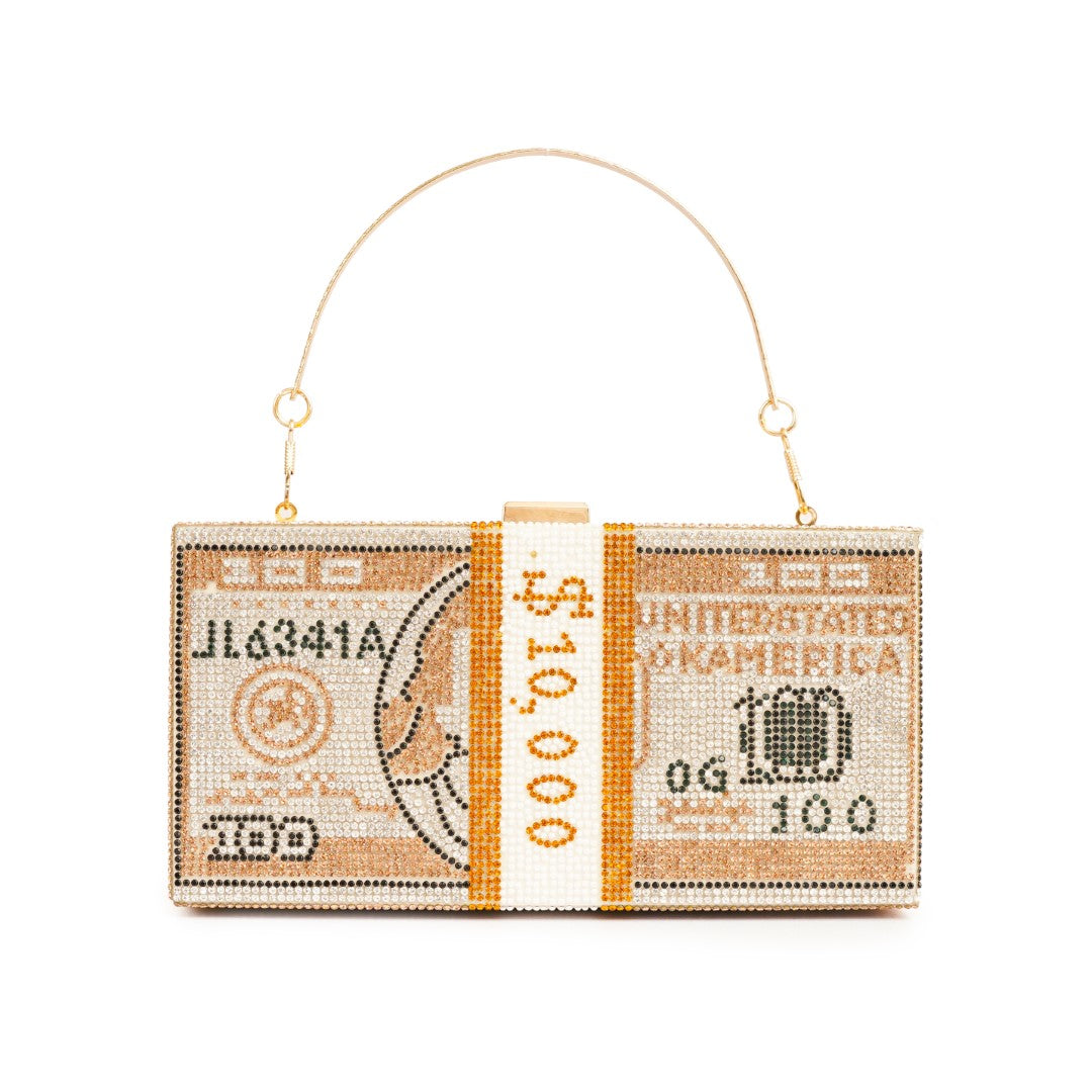 Silver Dollar Clutch