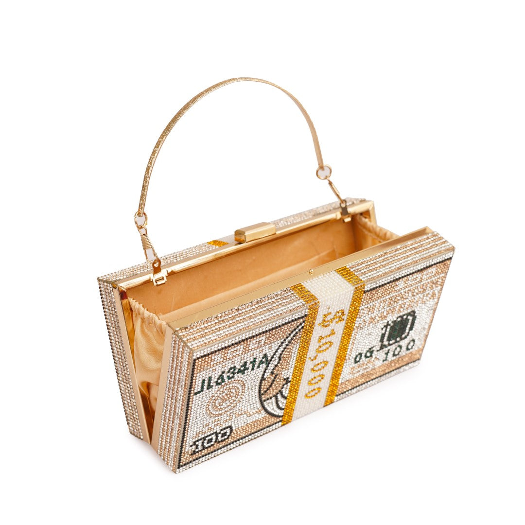 Silver Dollar Clutch