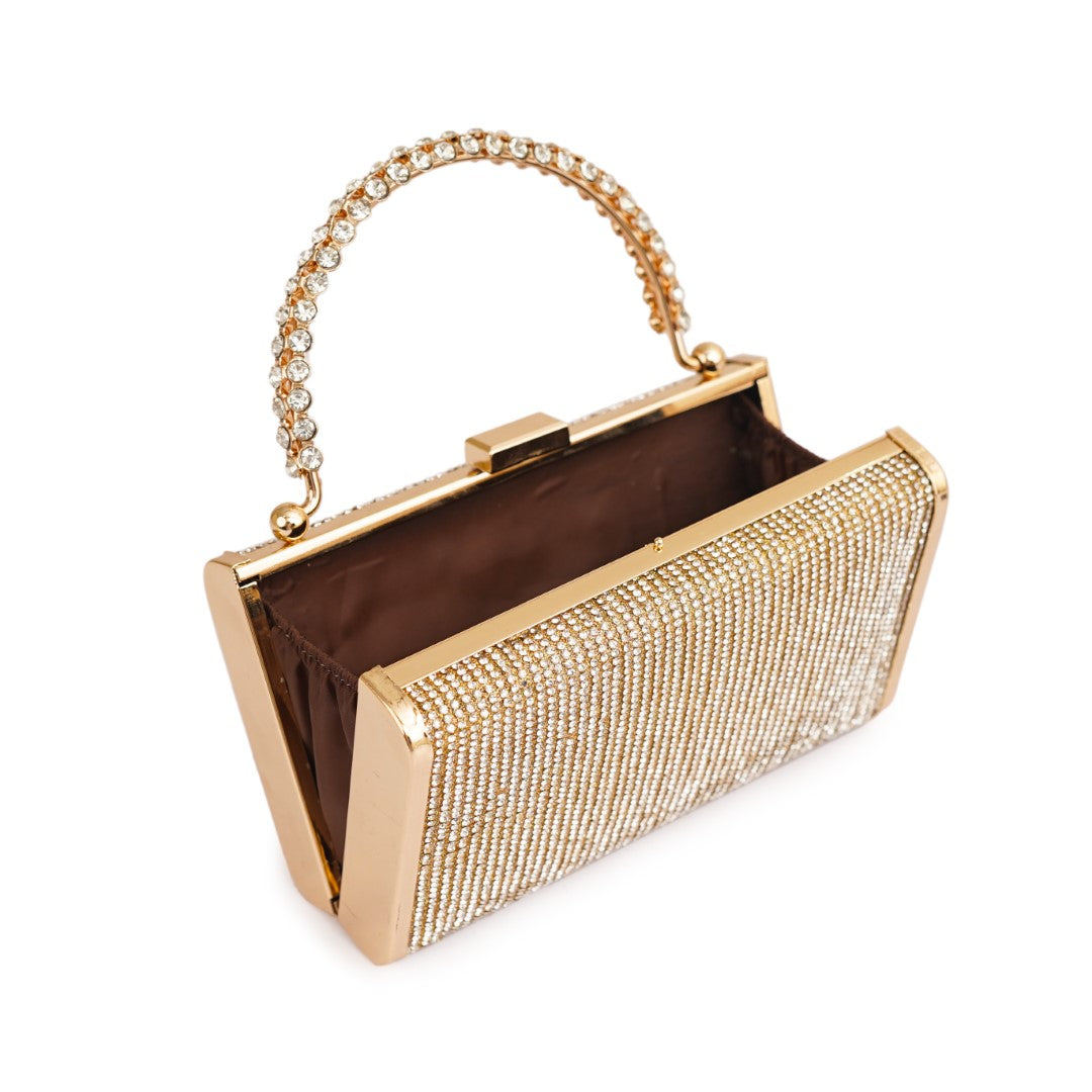 Golden Bridal Clutch