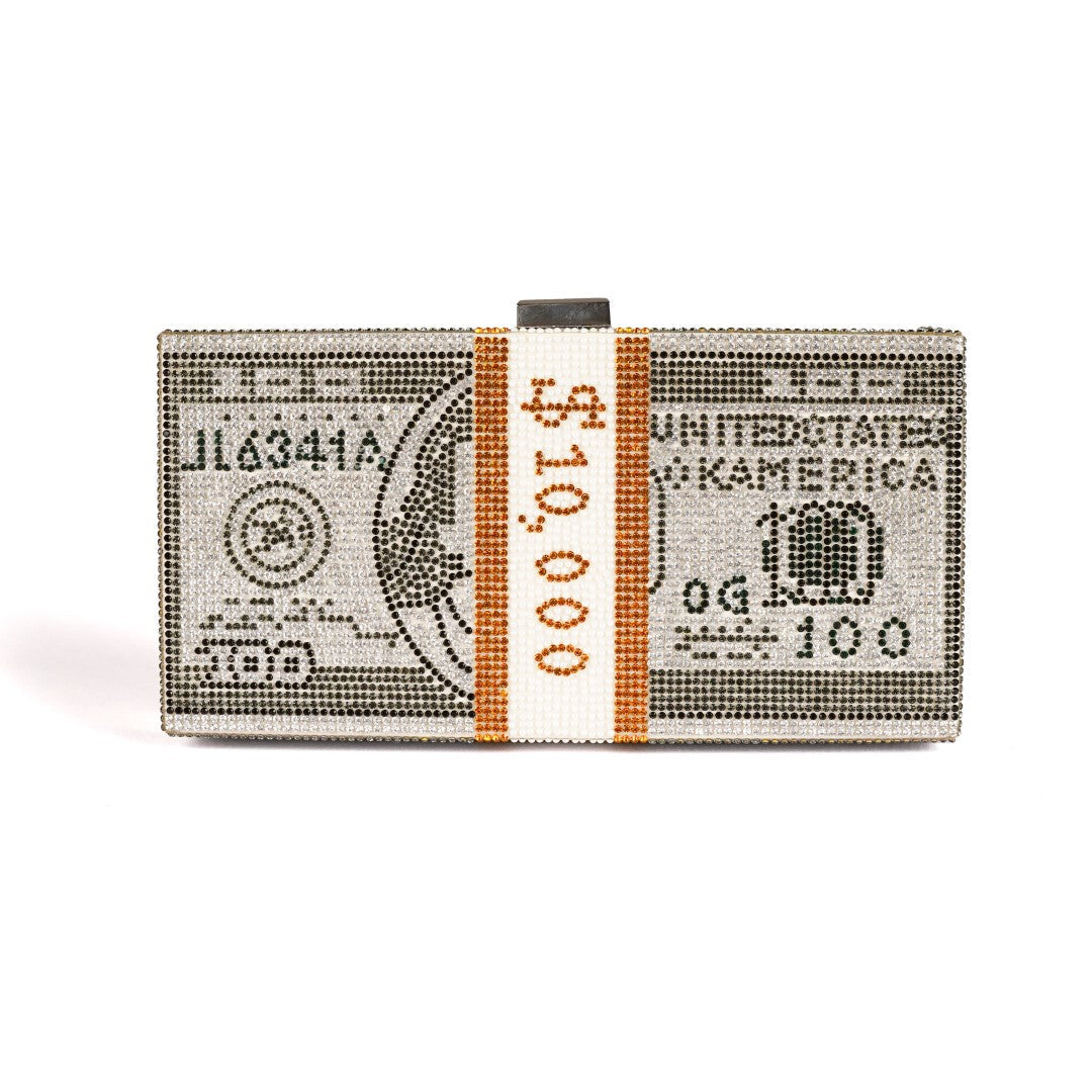 Silver Dollar Clutch