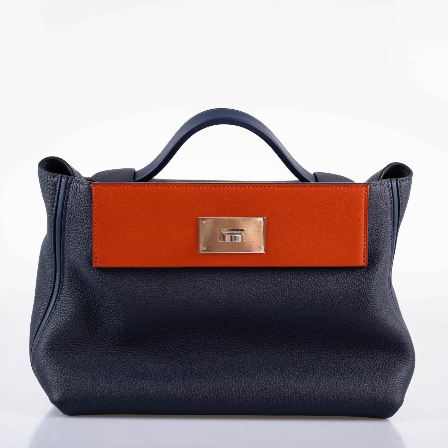 Hermes 24/24 29 Blue Nuit Togo and Matte Alligator Palladium Hardware