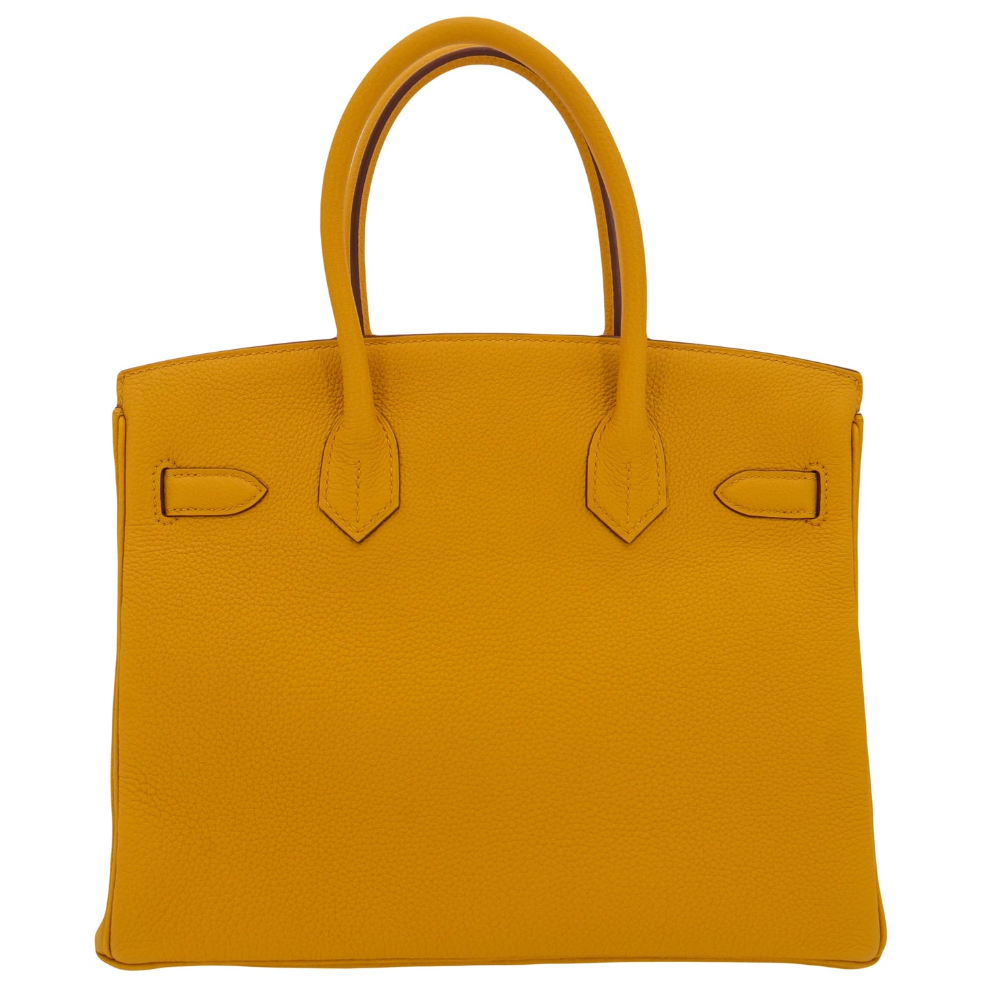 Hermès 30cm Birkin Ambre Togo Leather Palladium Hardware
