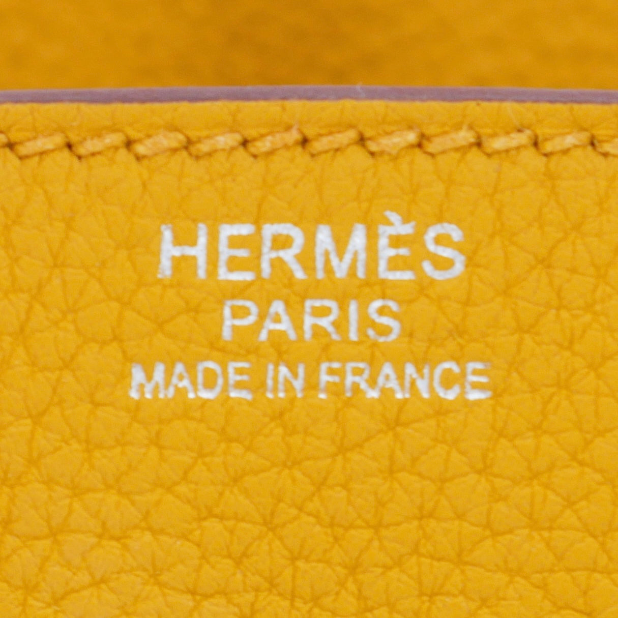 Hermès 30cm Birkin Ambre Togo Leather Palladium Hardware