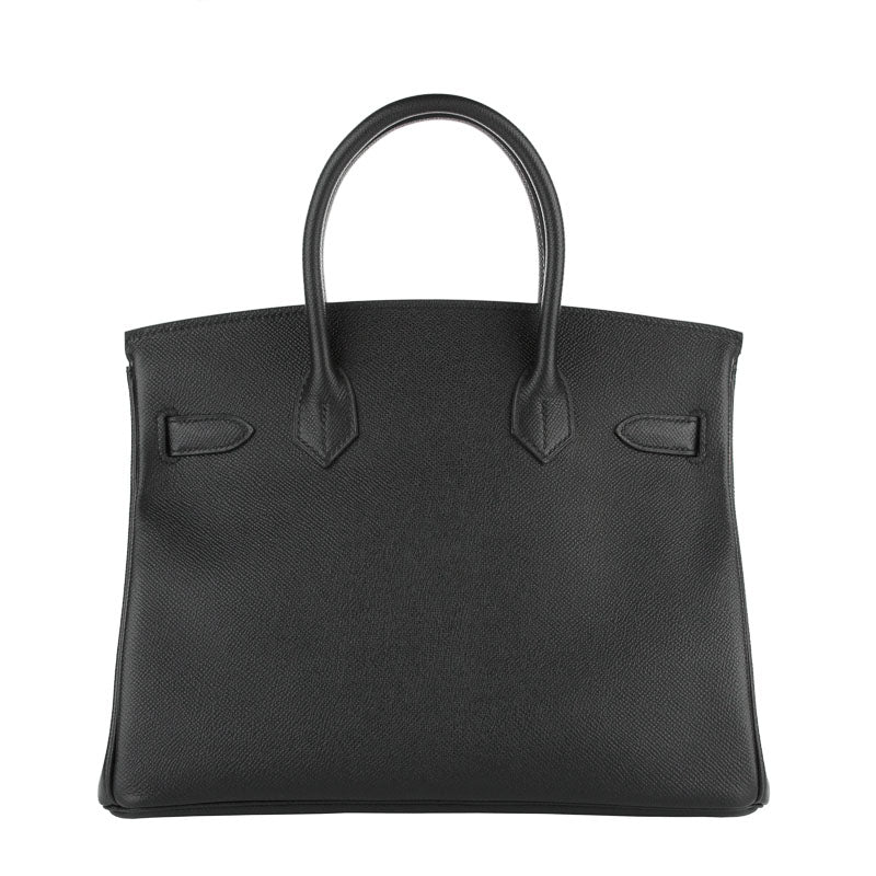 Hermès 30cm Birkin Black Epsom Leather Gold Hardware
