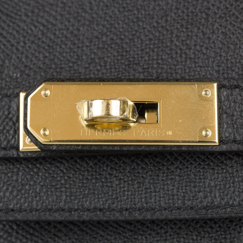 Hermès 30cm Birkin Black Epsom Leather Gold Hardware