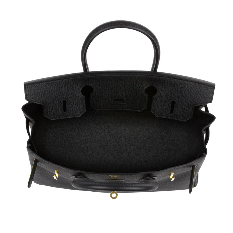 Hermès 30cm Birkin Black Epsom Leather Gold Hardware