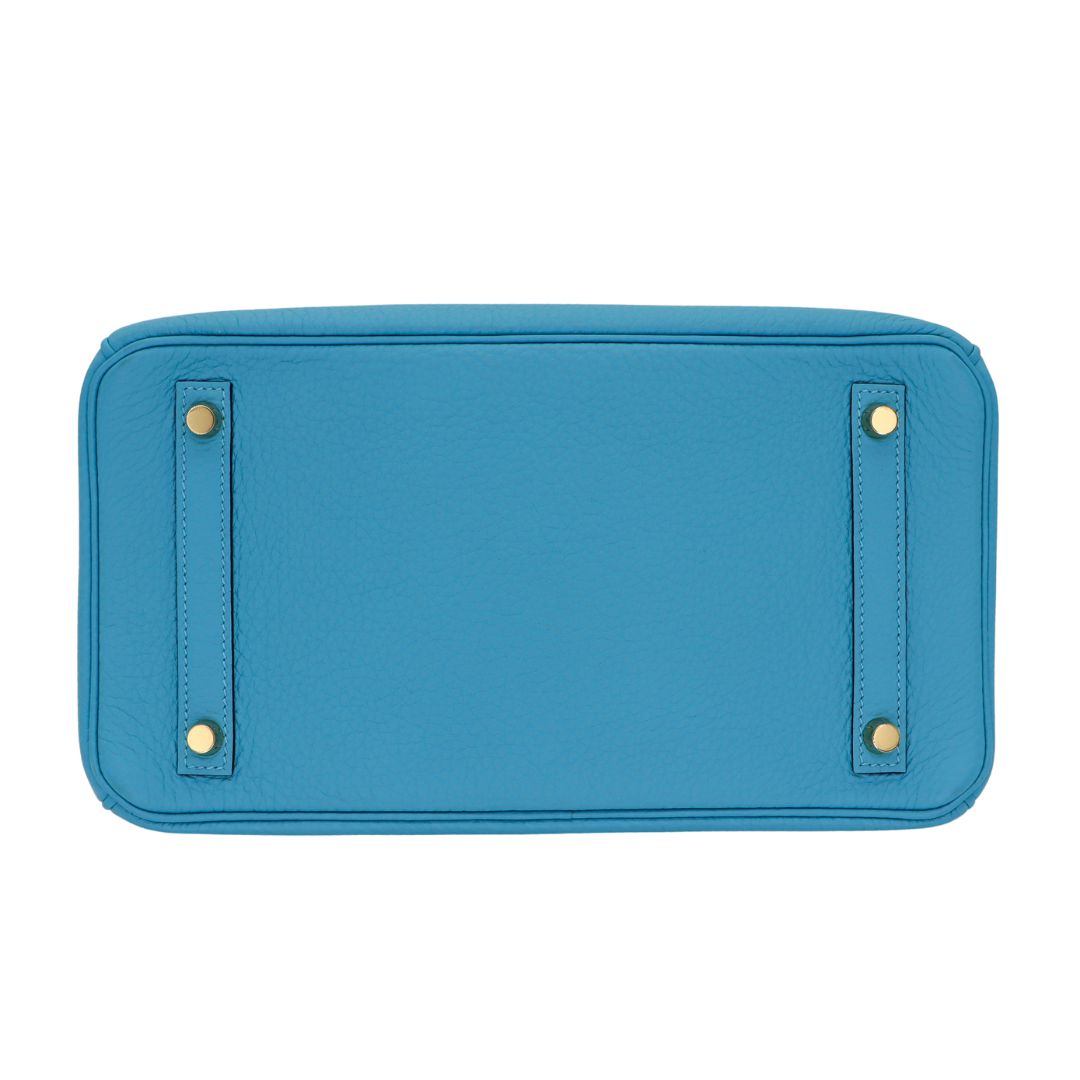 Hermès 30cm Birkin Bleu Du Nord Togo Leather Gold Hardware