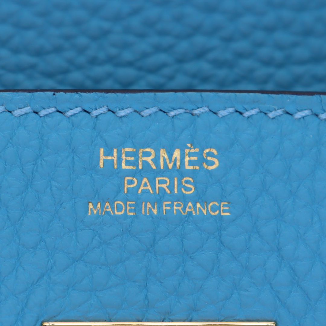 Hermès 30cm Birkin Bleu Du Nord Togo Leather Gold Hardware