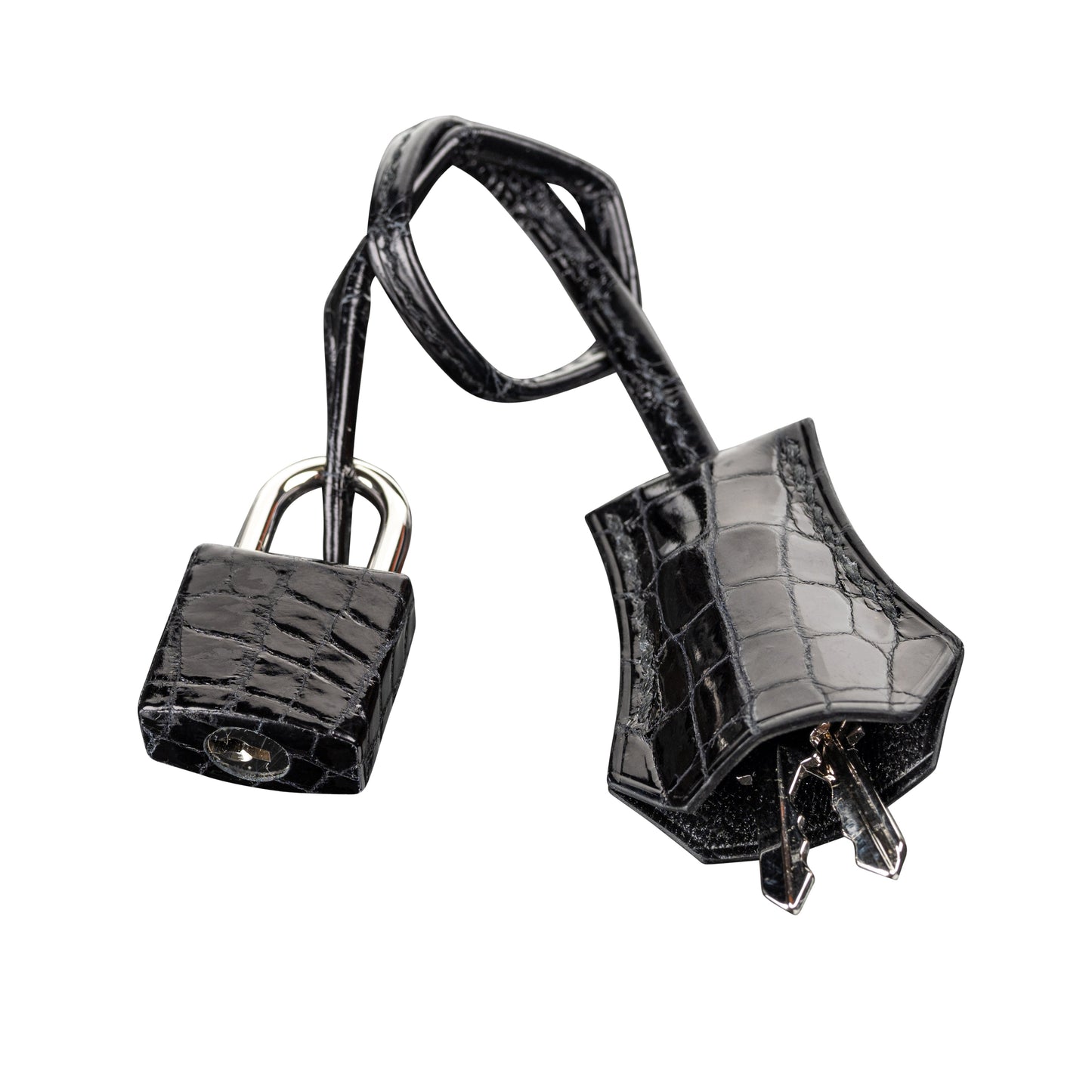 Hermès 32cm Kelly Sellier Black Shiny Nilo PHW
