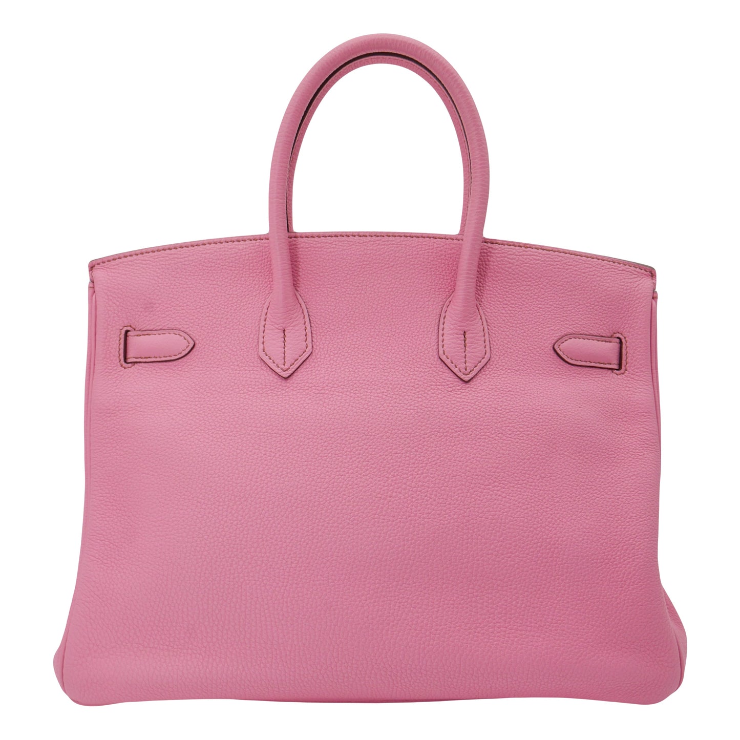 Hermès 35cm Birkin Bubblegum Clemence Palladium Hardware