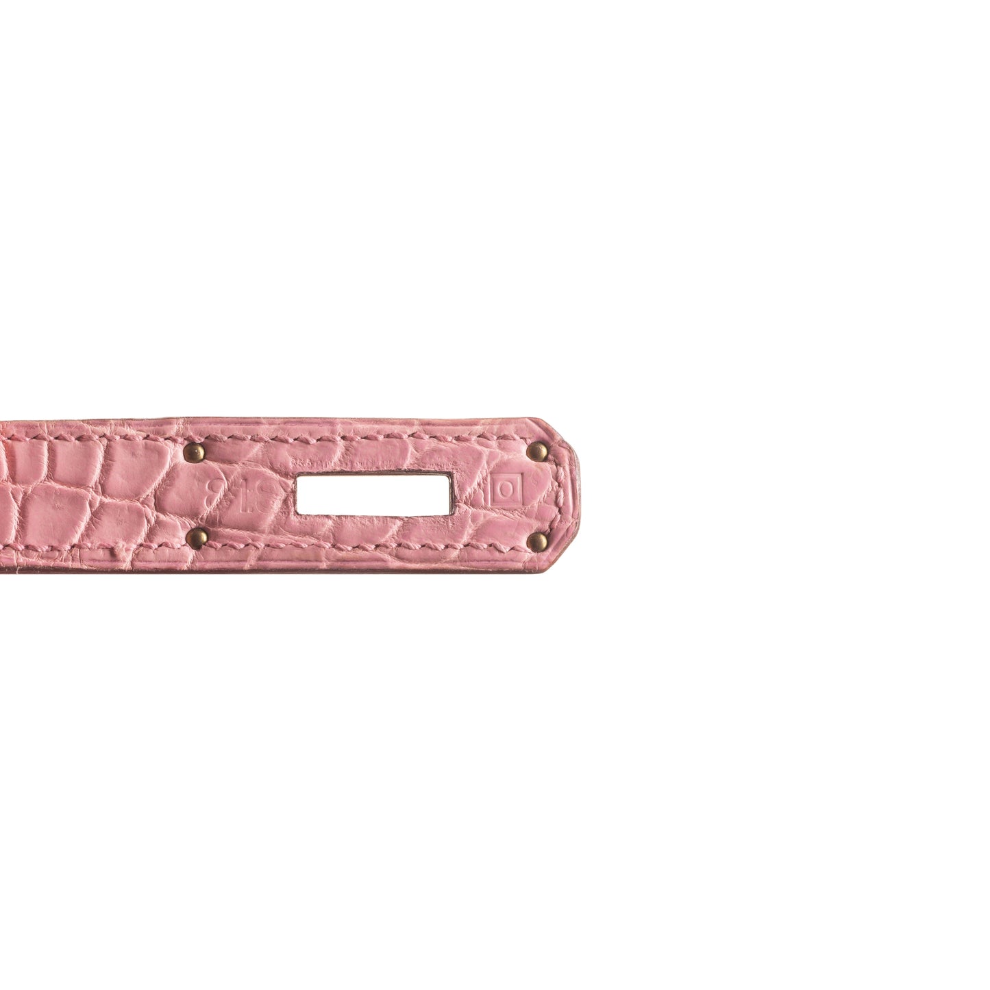 Hermès 35cm Birkin Bubblegum Matte Alligator Gold Hardware