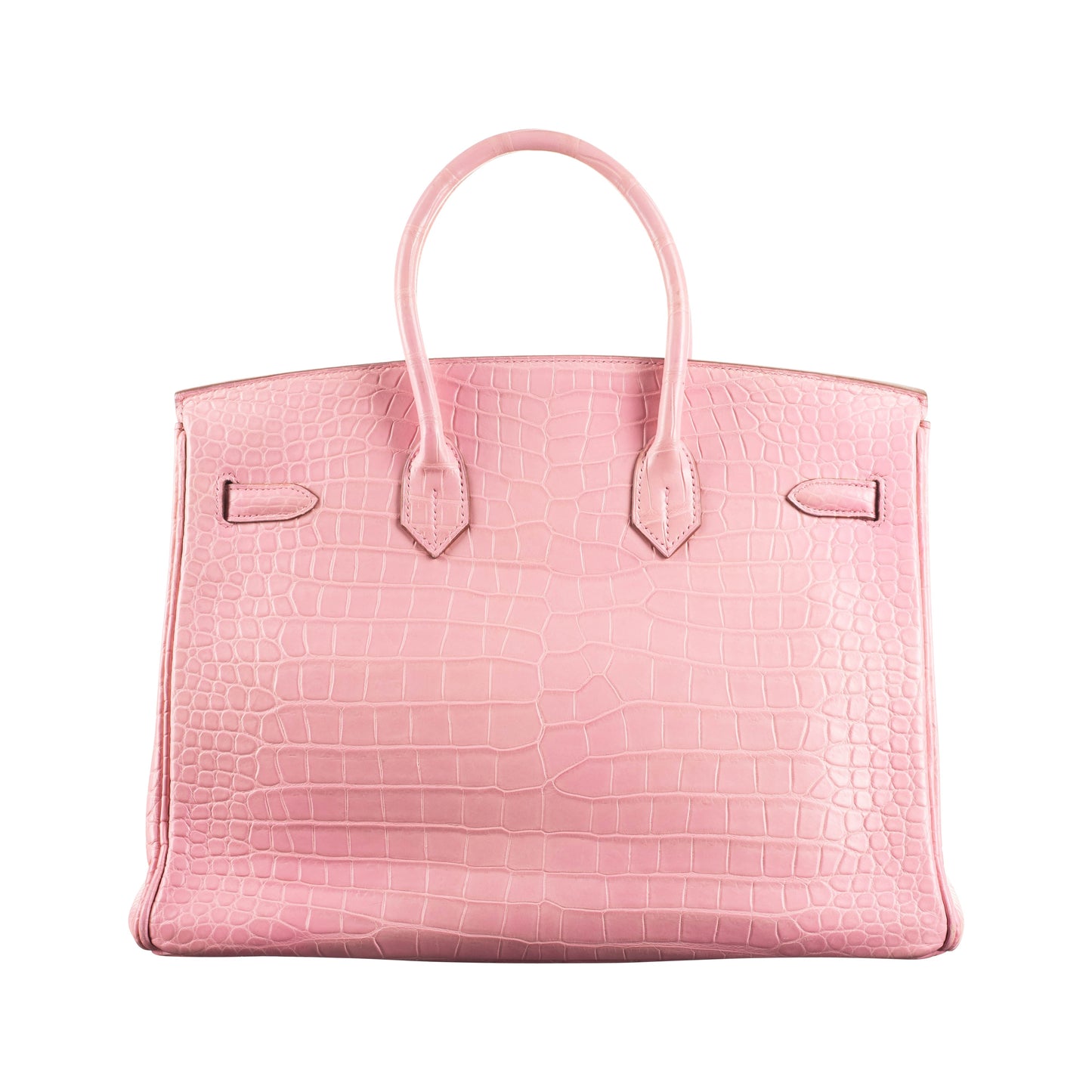 Hermès 35cm Birkin Bubblegum Matte Alligator Gold Hardware