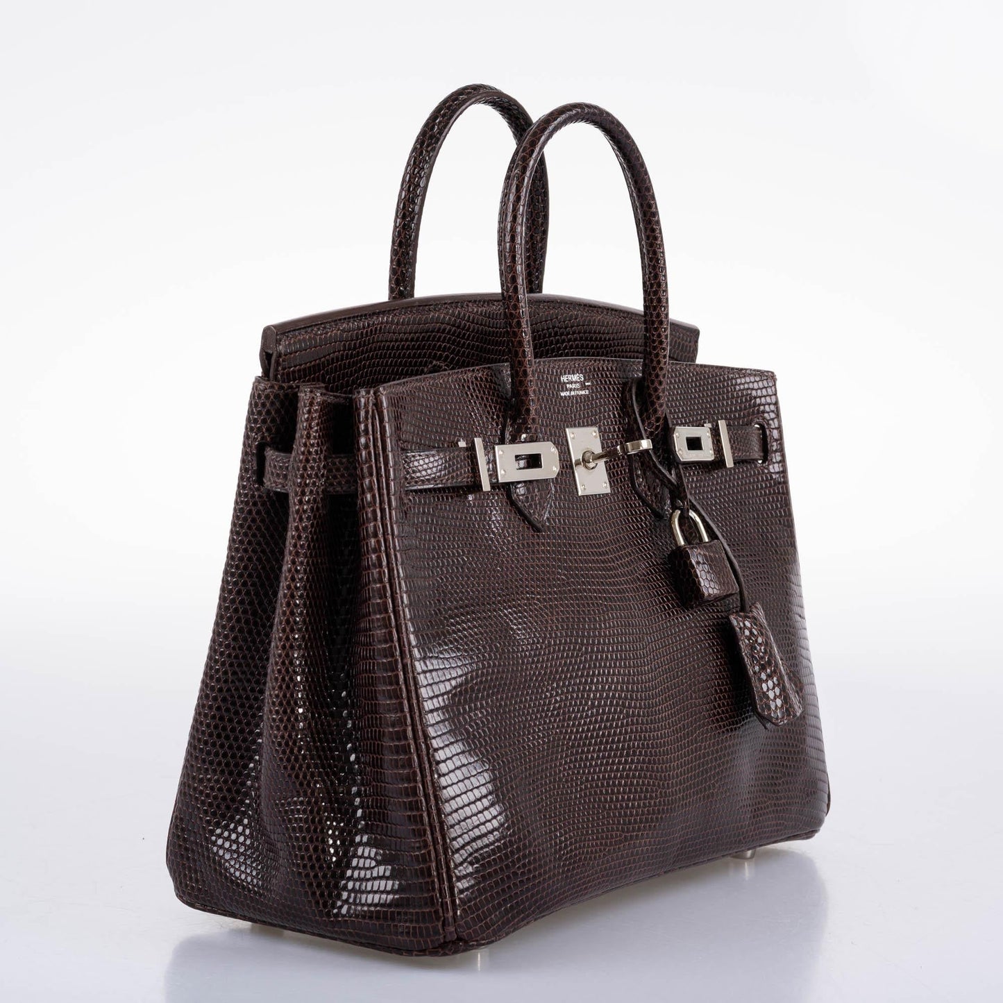 Hermes Birkin 25 Havane Nilo Lizard with Palladium Hardware