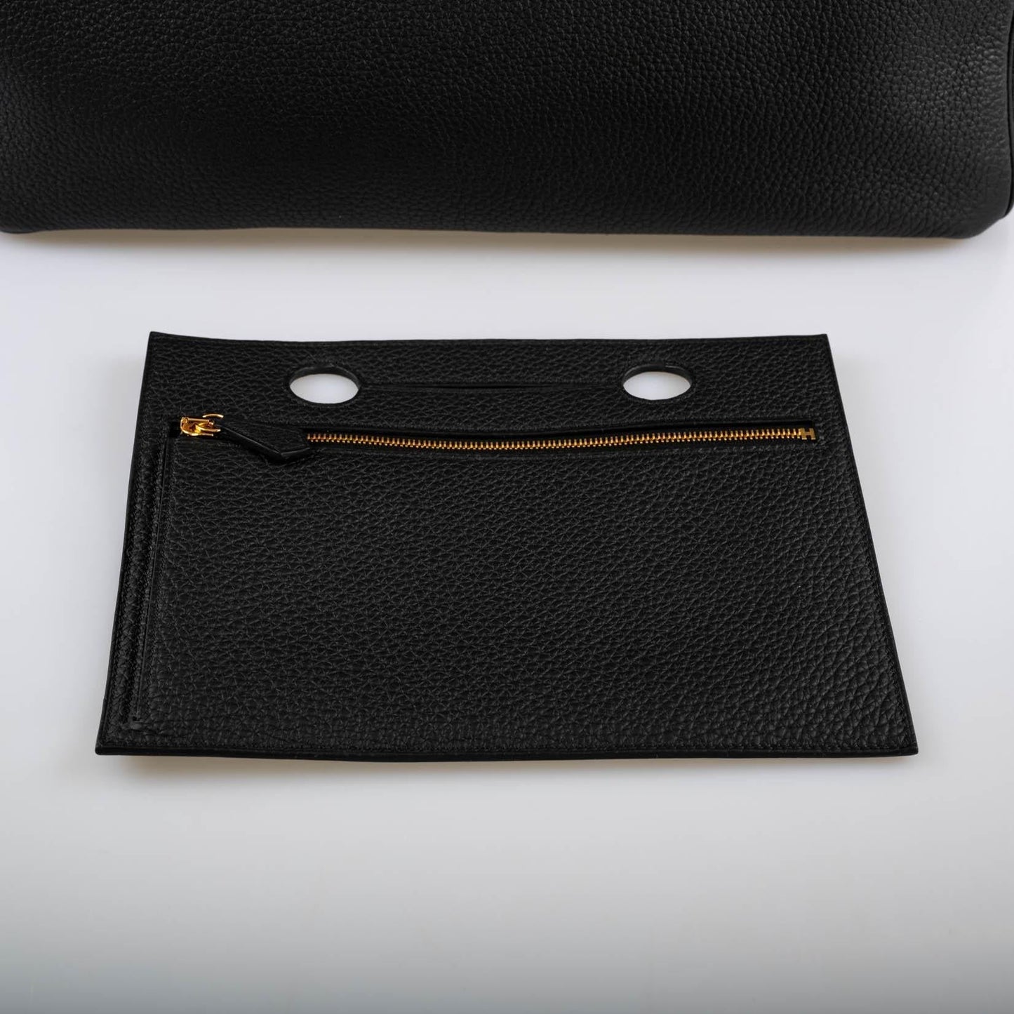 Hermes Birkin Pochette Backpocket Black Swift With Palladium Hardware - 2021, Z