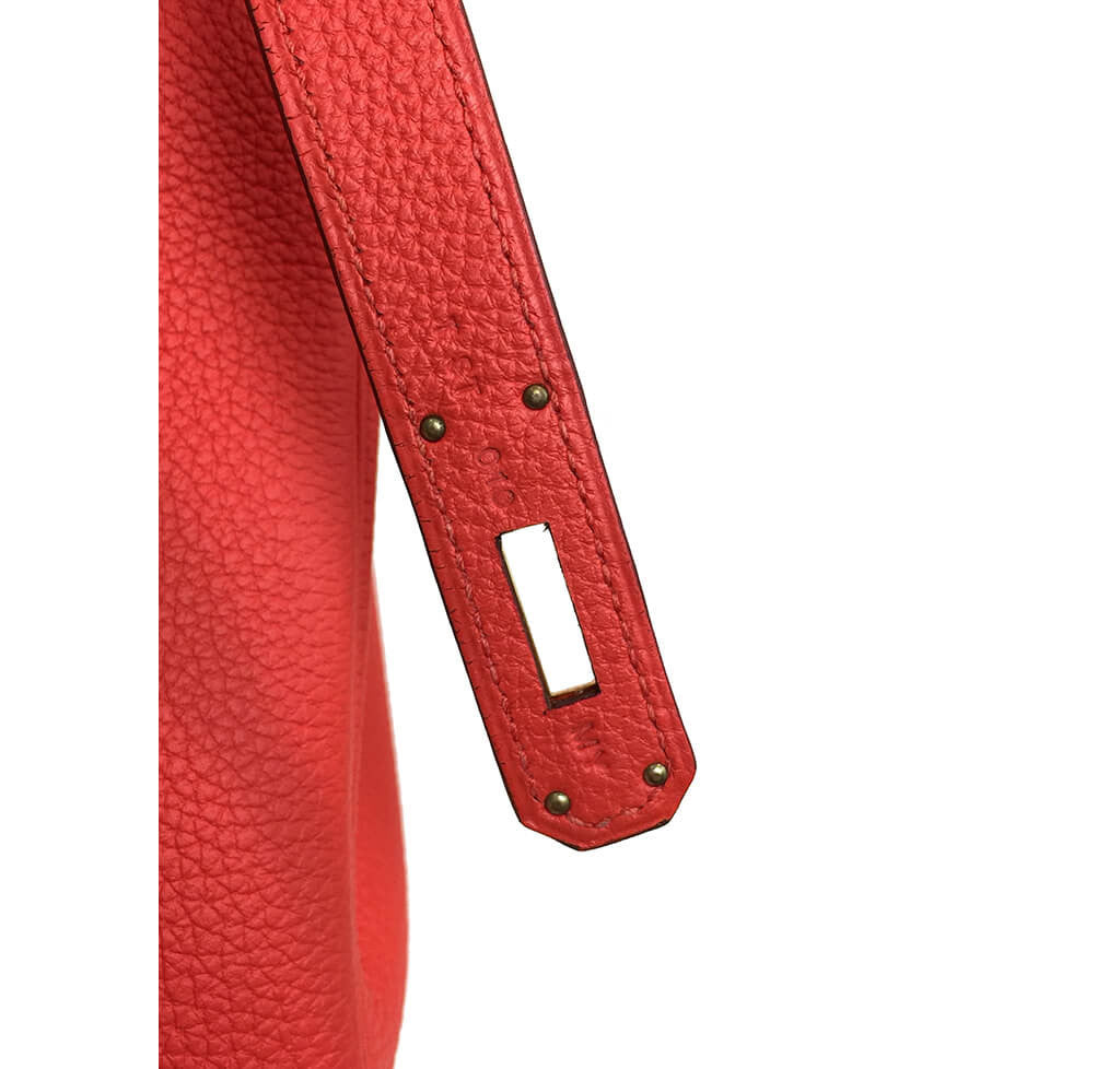 Hermès 32cm Kelly Capucine Bag GHW