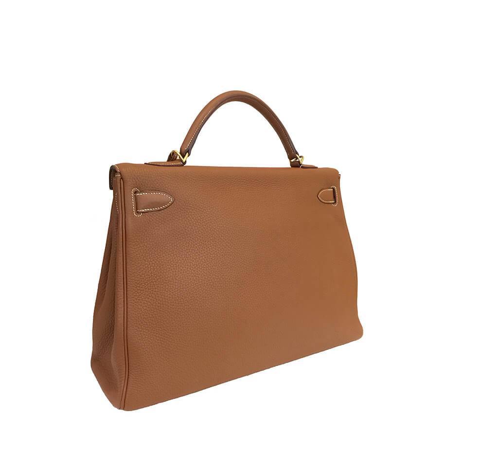 Hermès Kelly 40 Gold Bag GHW