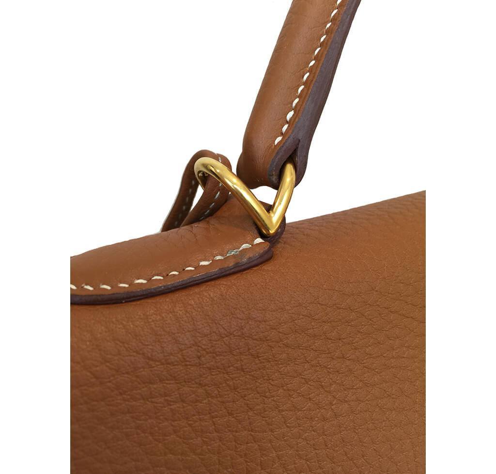 Hermès Kelly 40 Gold Bag GHW