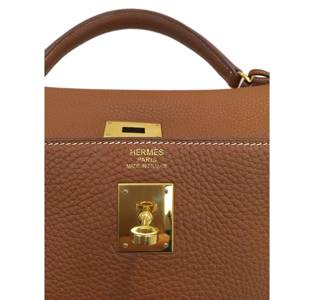 Hermès Kelly 40 Gold Bag GHW