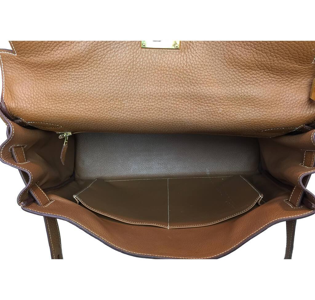 Hermès Kelly 40 Gold Bag GHW