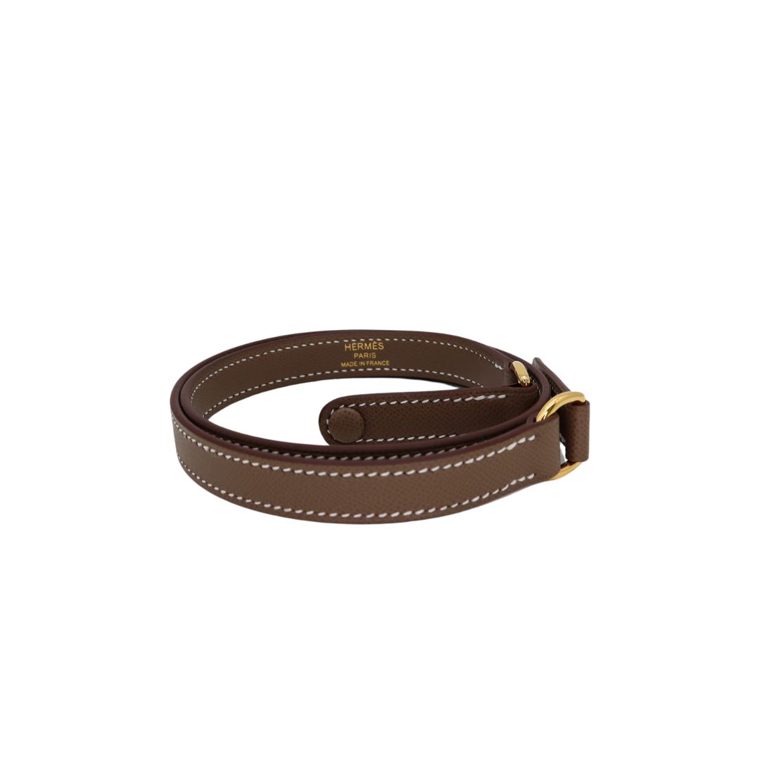 Hermès Kelly Elan Etoupe Epsom Leather Gold Hardware