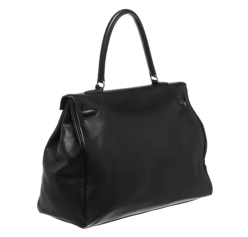 Hermès Relax Travel Bag Kelly 50 Black