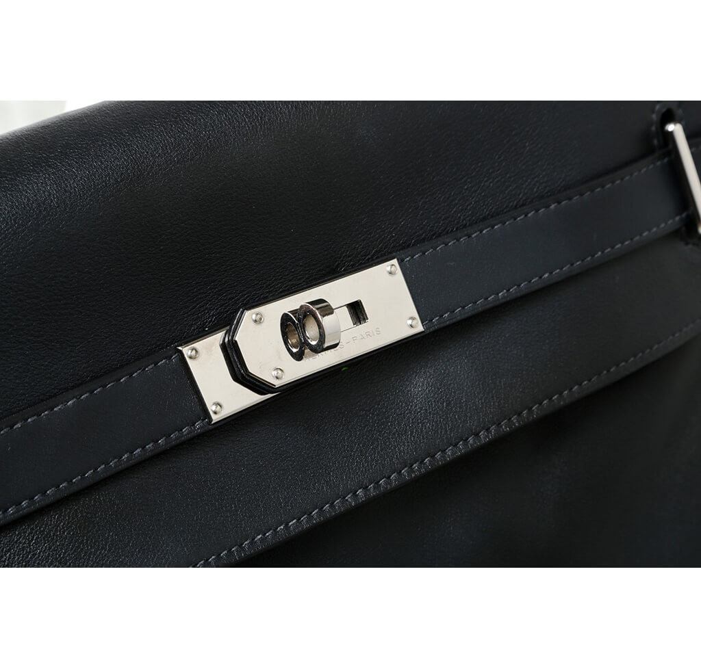 Hermès Relax Travel Bag Kelly 50 Black