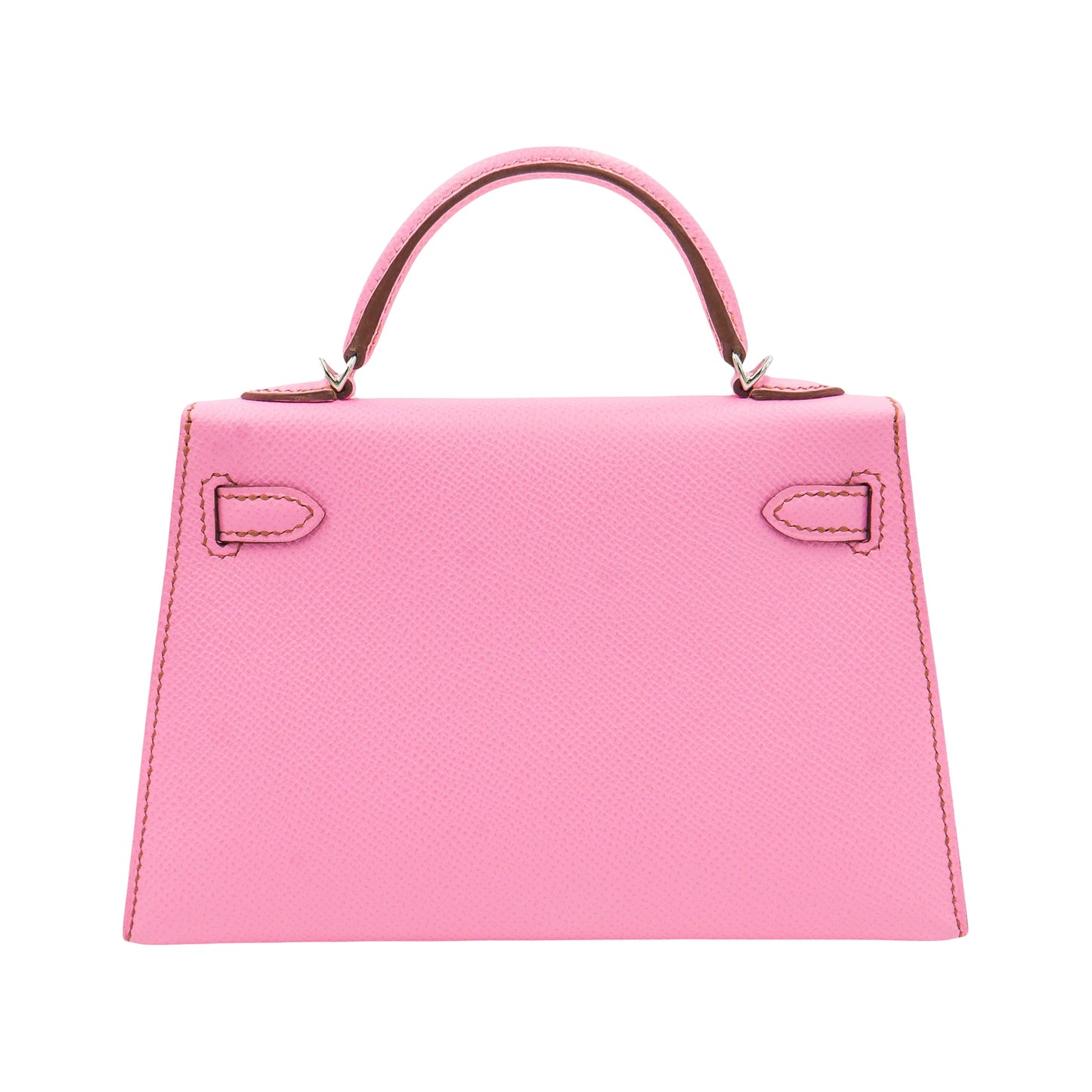 Hermès Kelly II Sellier Mini Bubblegum Epsom Palladium Hardware