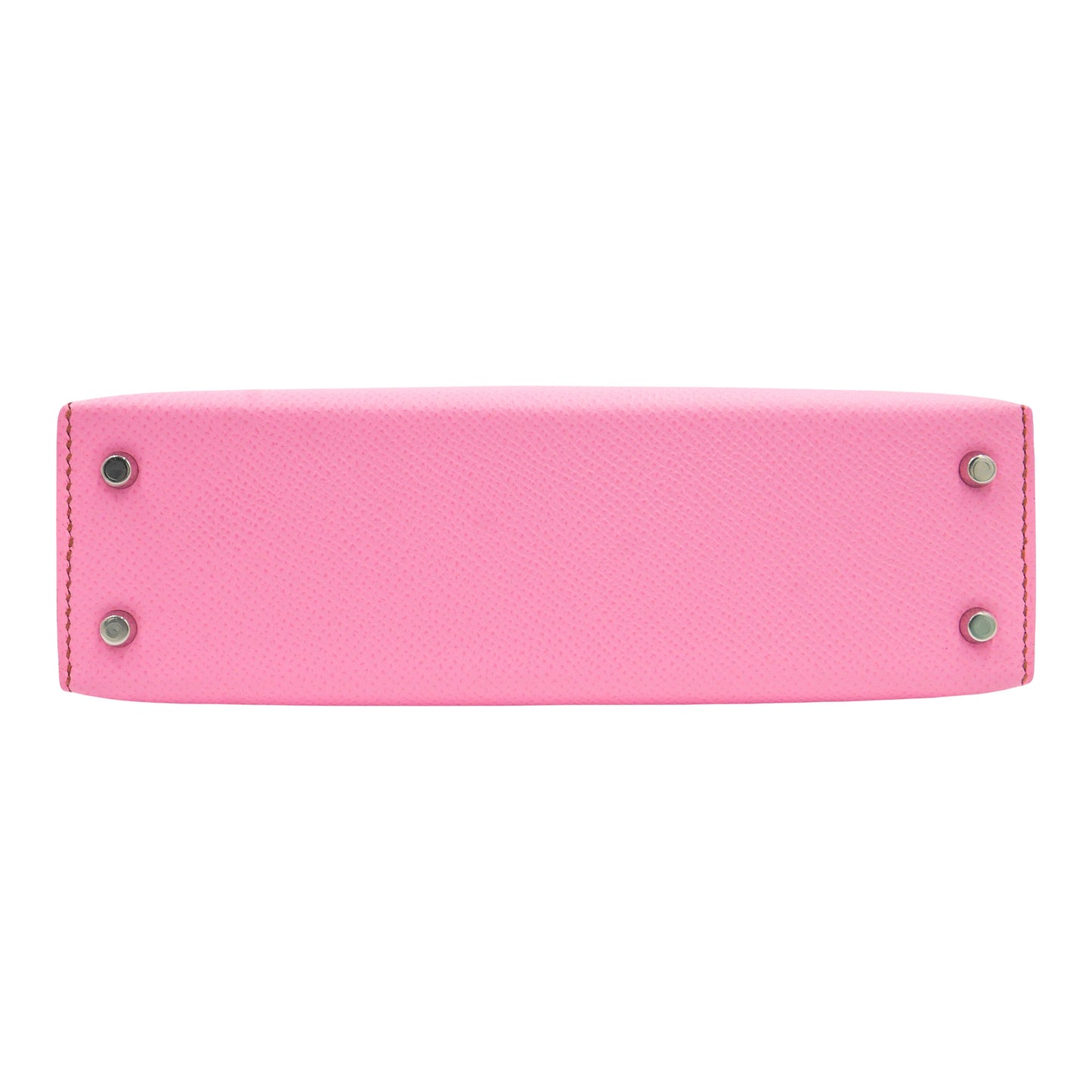 Hermès Kelly II Sellier Mini Bubblegum Epsom Palladium Hardware