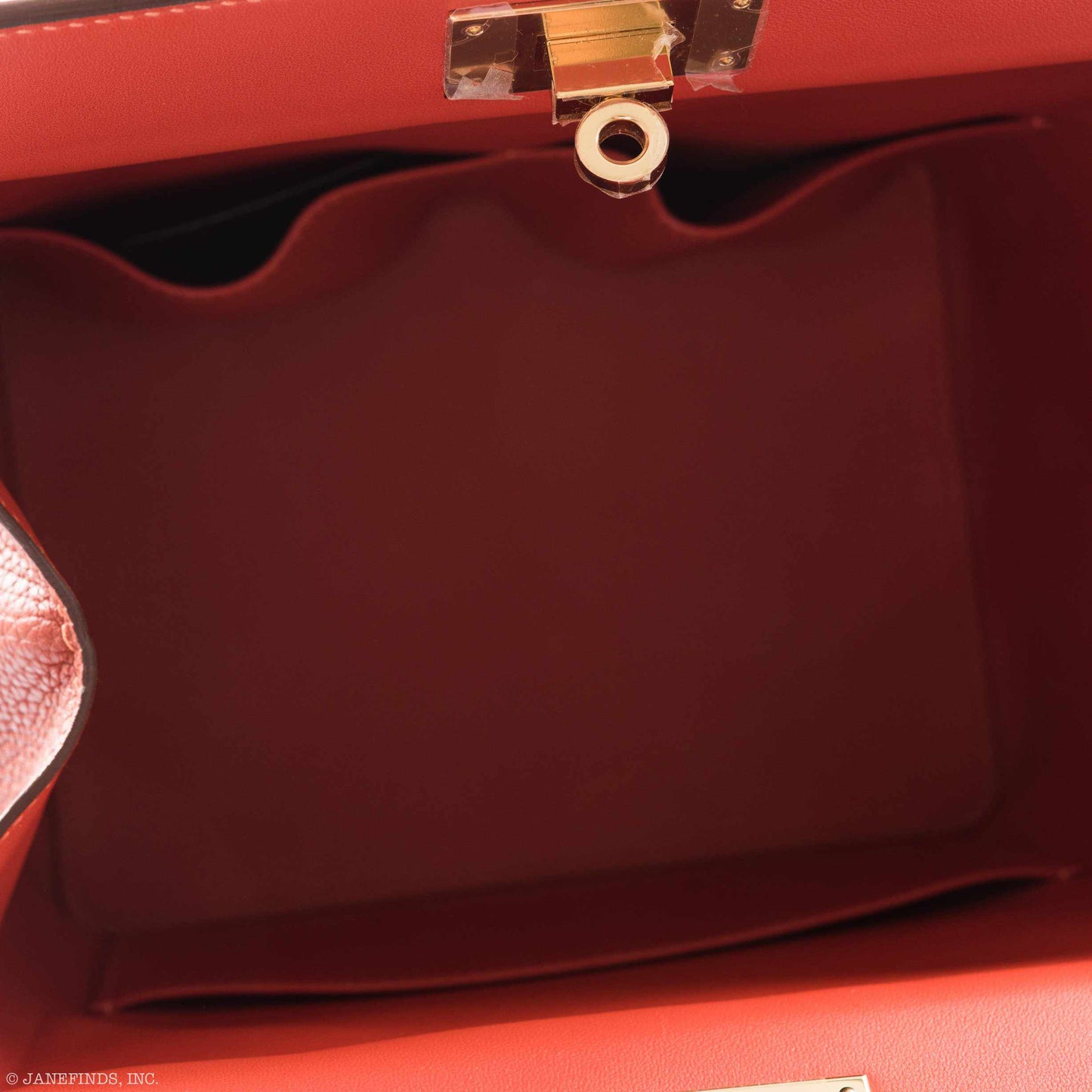 Hermes Toolbox Puzzle 20 Matte Sanguine Niloticus Crocodile & Clemence Permabrass Hardware - Limited 2019, X