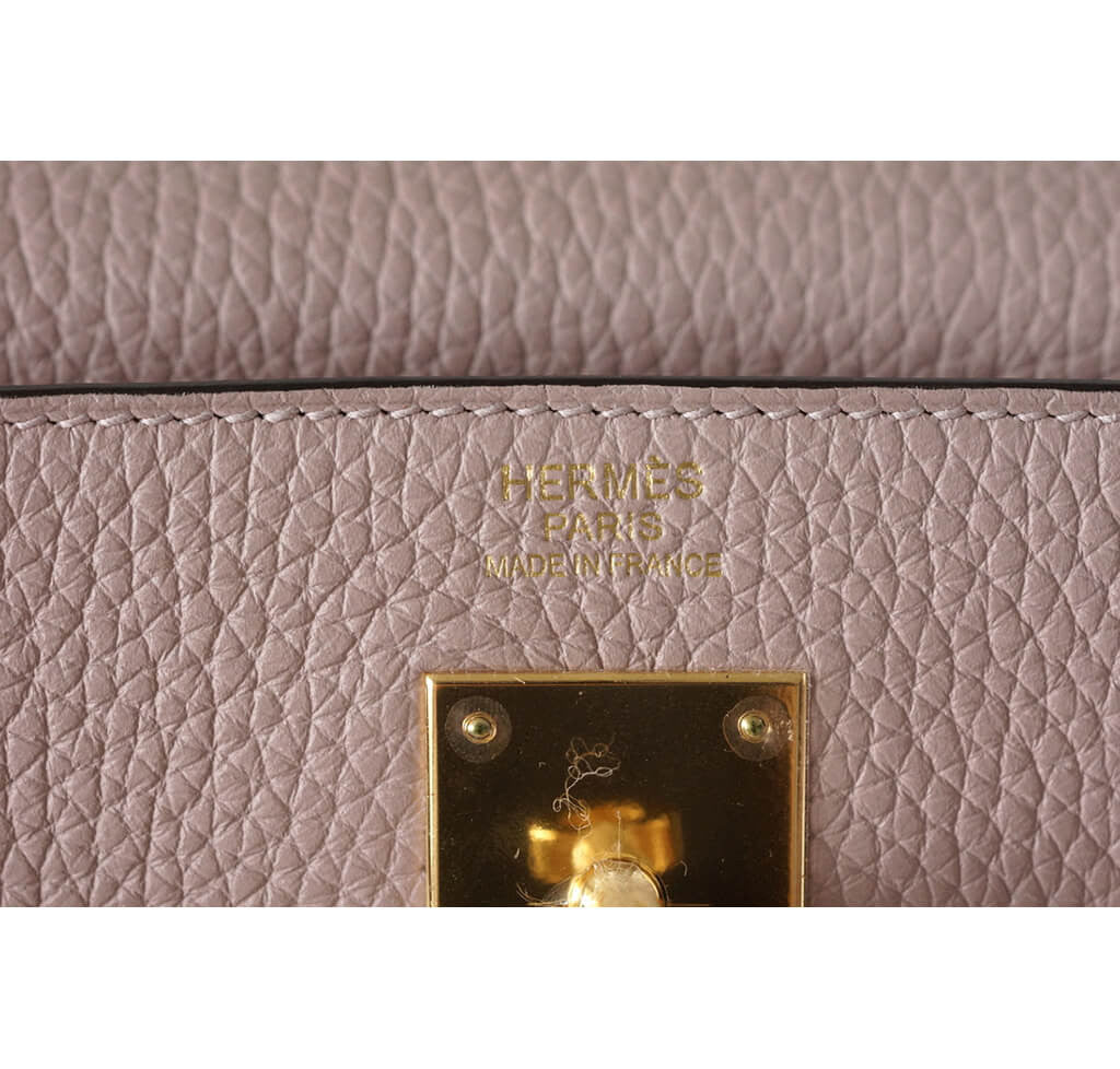 Hermès Glycine Kelly 32 Bag GHW